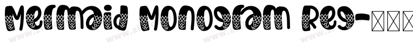 Mermaid Monogram Reg字体转换